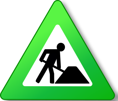File:Ambox warning green construction.svg
