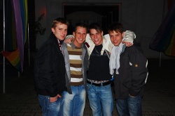 from left to right: Cameron Jackson, Johan Volny, Alex Stevens & Thomas Dyk, 2007
